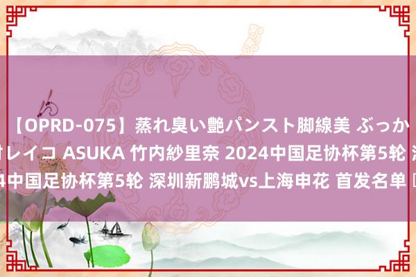 【OPRD-075】蒸れ臭い艶パンスト脚線美 ぶっかけゴックン大乱交 澤村レイコ ASUKA 竹内紗里奈 2024中国足协杯第5轮 深圳新鹏城vs上海申花 首发名单 ​​​