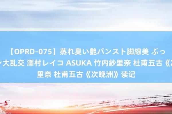 【OPRD-075】蒸れ臭い艶パンスト脚線美 ぶっかけゴックン大乱交 澤村レイコ ASUKA 竹内紗里奈 杜甫五古《次晚洲》读记