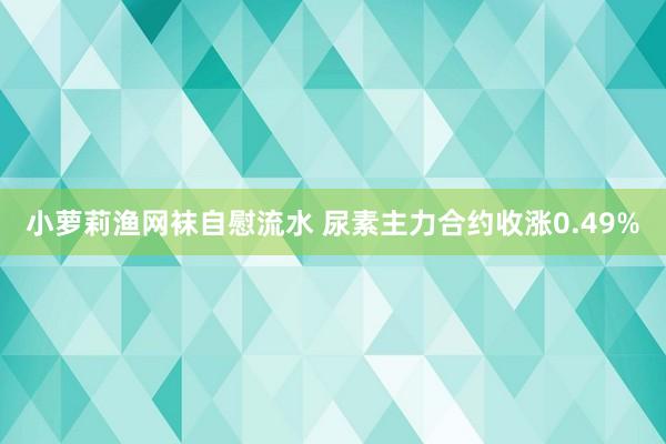 小萝莉渔网袜自慰流水 尿素主力合约收涨0.49%