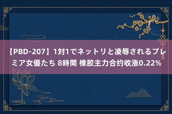 【PBD-207】1対1でネットリと凌辱されるプレミア女優たち 8時間 橡胶主力合约收涨0.22%