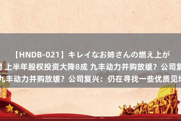 【HNDB-021】キレイなお姉さんの燃え上がる本物中出し交尾4時間 上半年股权投资大降8成 九丰动力并购放缓？公司复兴：仍在寻找一些优质见地